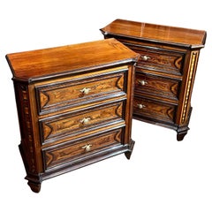 Pair of 18th Century Northern Italian Chest of Drawers of Small Proportions