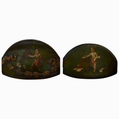 Two 18th Century Architectural Fragment Panels With Putties