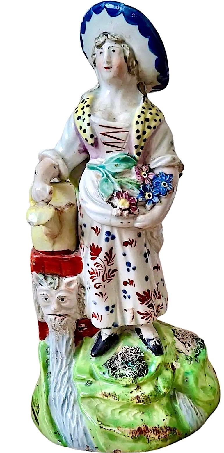 Paire de figurines en porcelaine perlée du 18e siècle

Style géorgien 

(pertes et fissures mineures)

3.25