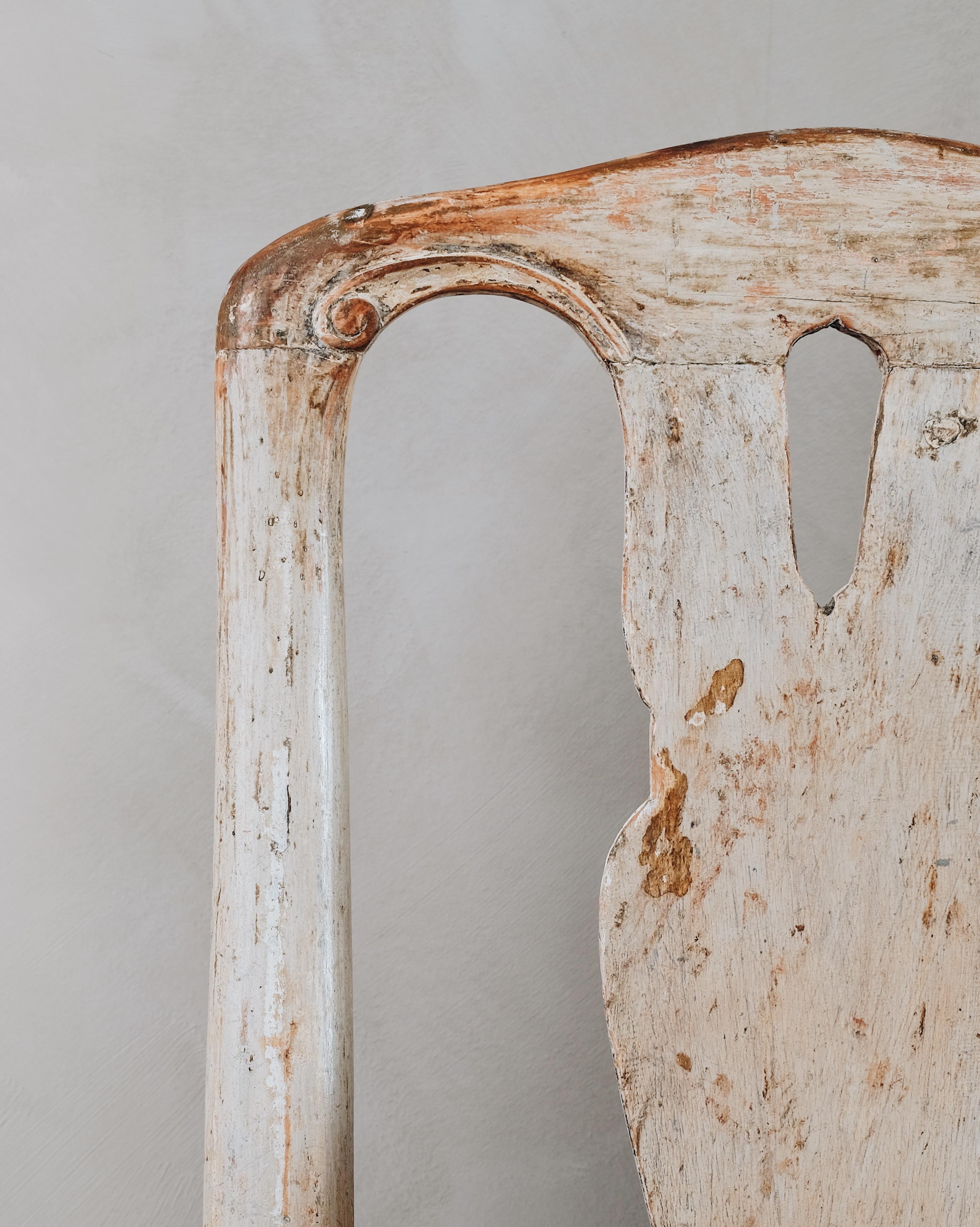 Pair of 18th Century Rococo Chairs. In Good Condition In Allerum, SE