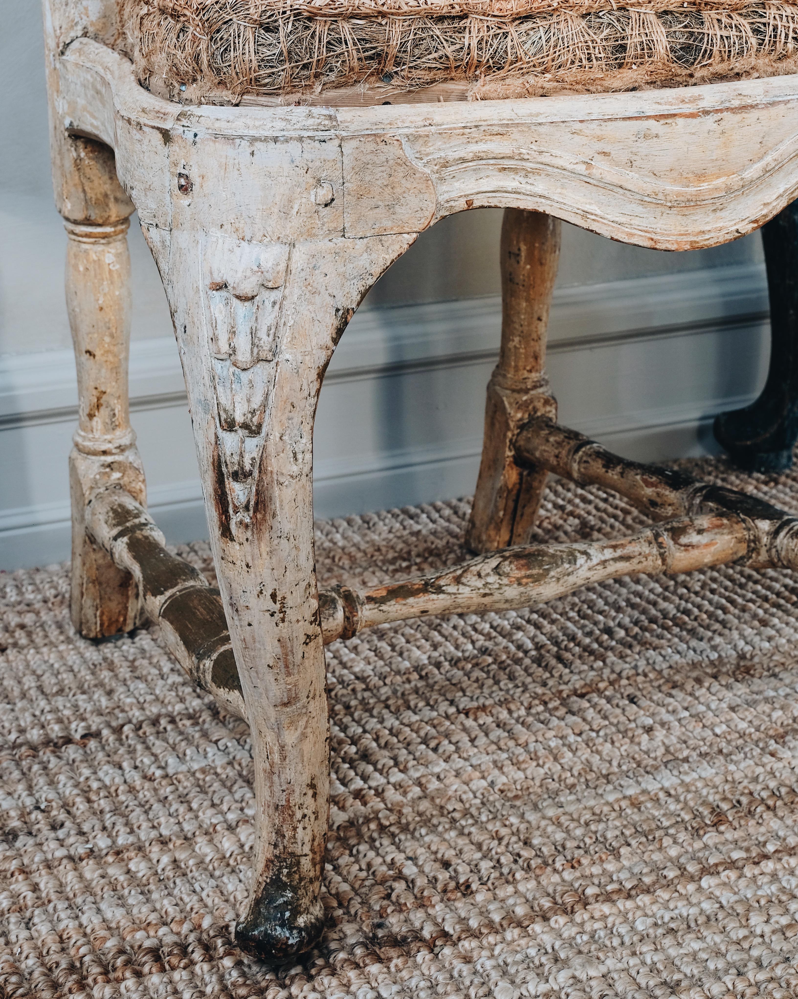 Pair of 18th Century Rococo Chairs. 2