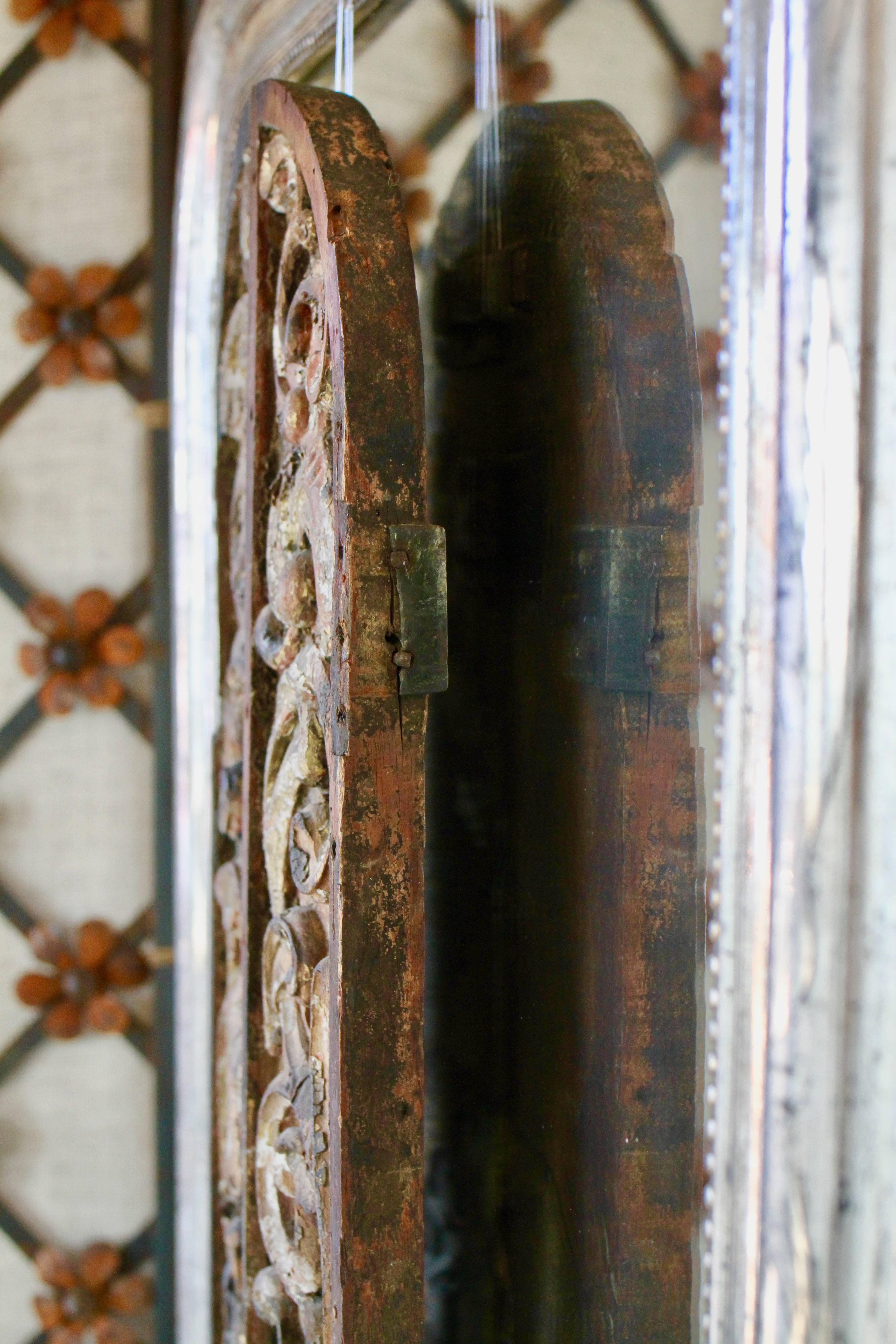 Wood Pair of 18th Century Spanish Colonial Tabernacle Doors