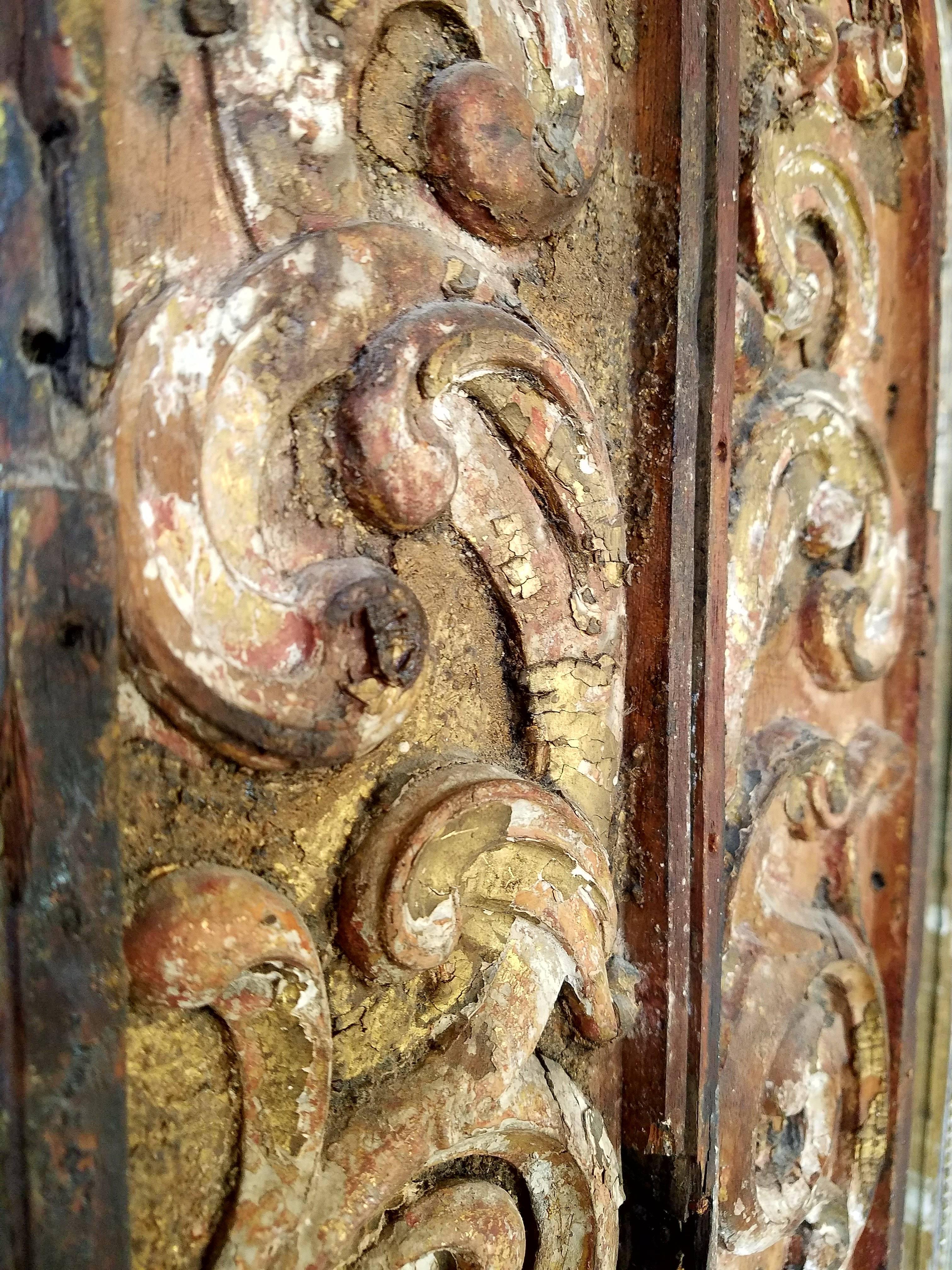 Pair of 18th Century Spanish Colonial Tabernacle Doors 1