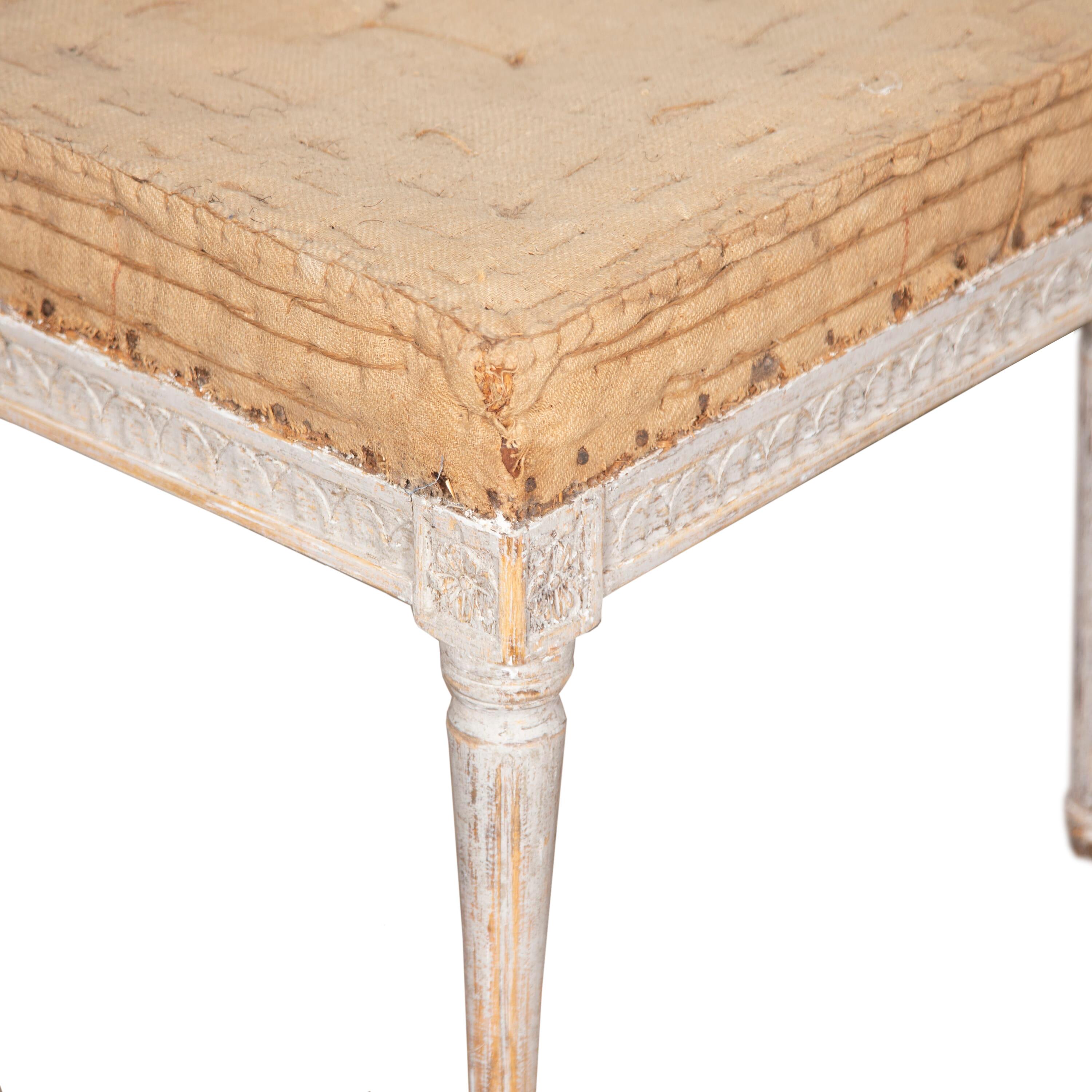 Gustavian Pair of 18th Century Stockholm Footstools