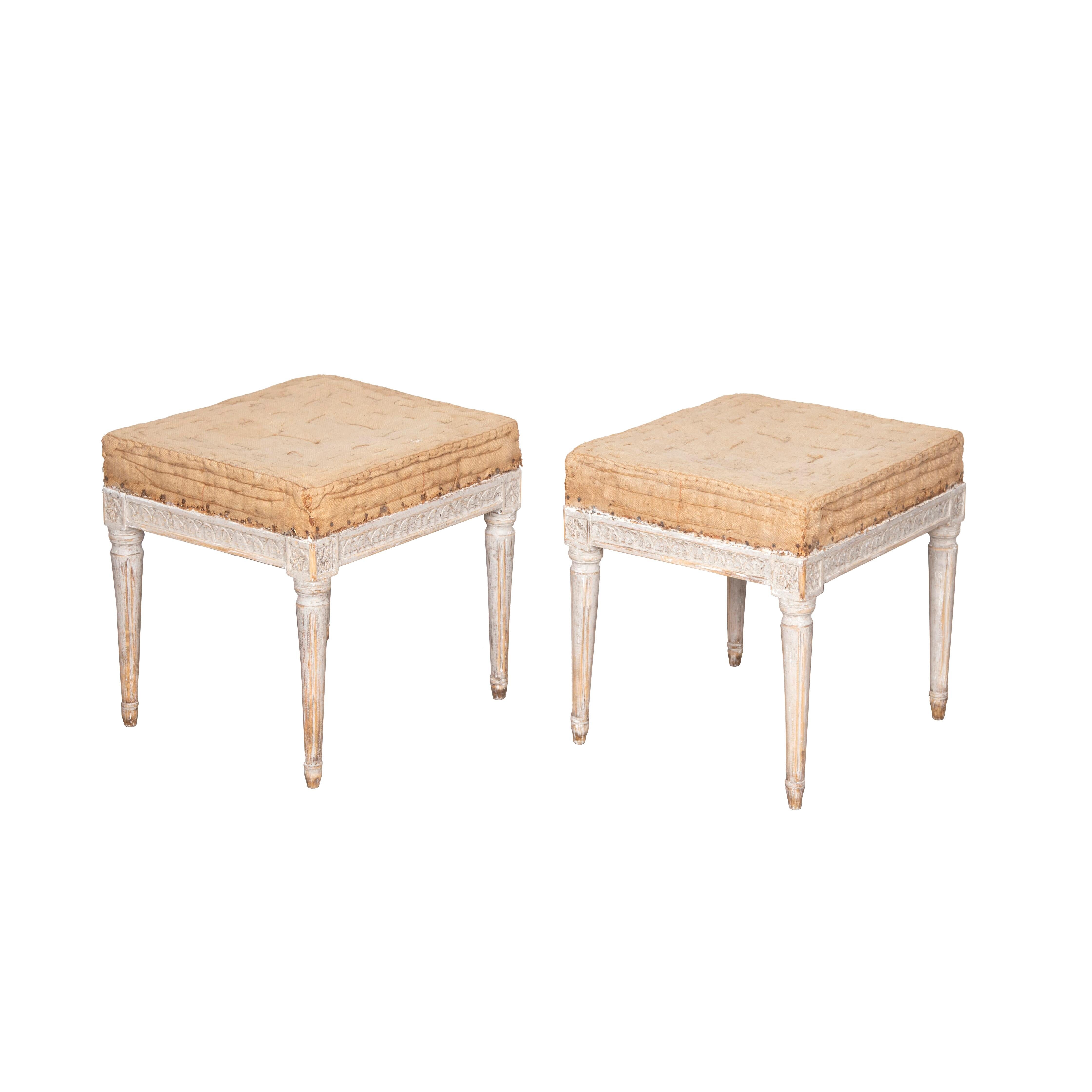 Pair of 18th Century Stockholm Footstools en Bueno Estado en Tetbury, Gloucestershire