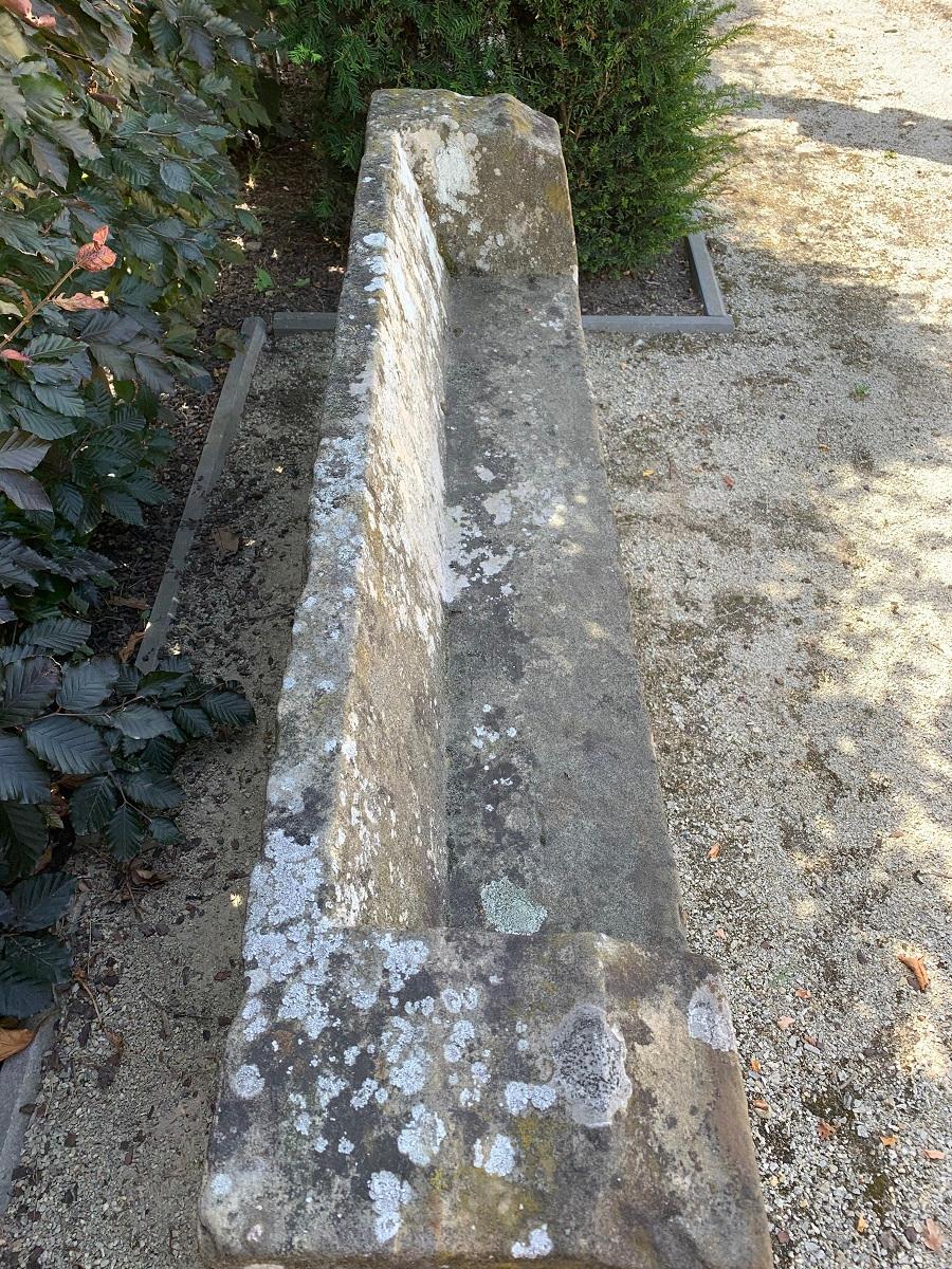 Pair of 18th Century Stone Garden Benches 3