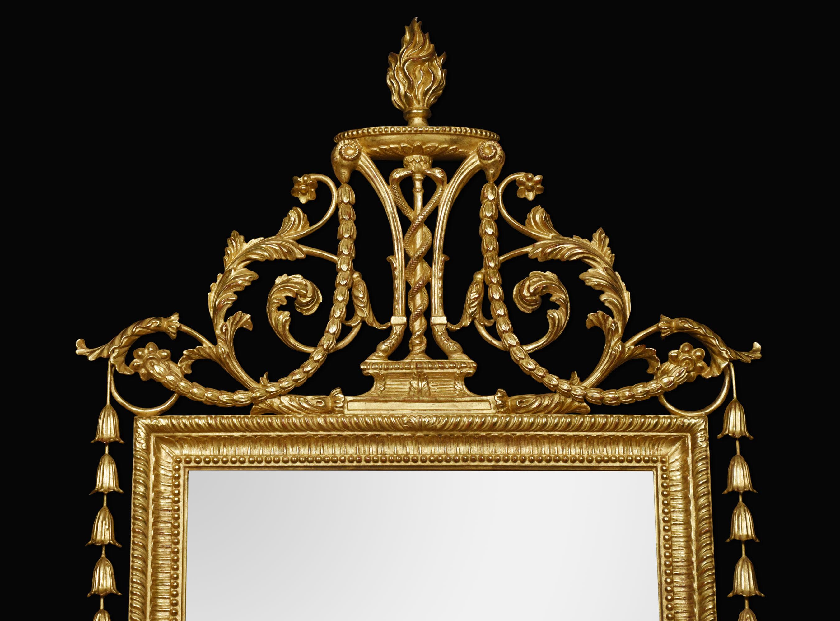 Pair of 18th Century-Style Giltwood Wall Mirrors 2