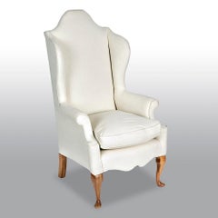 Pair of 18th Century Style Wing Chairs