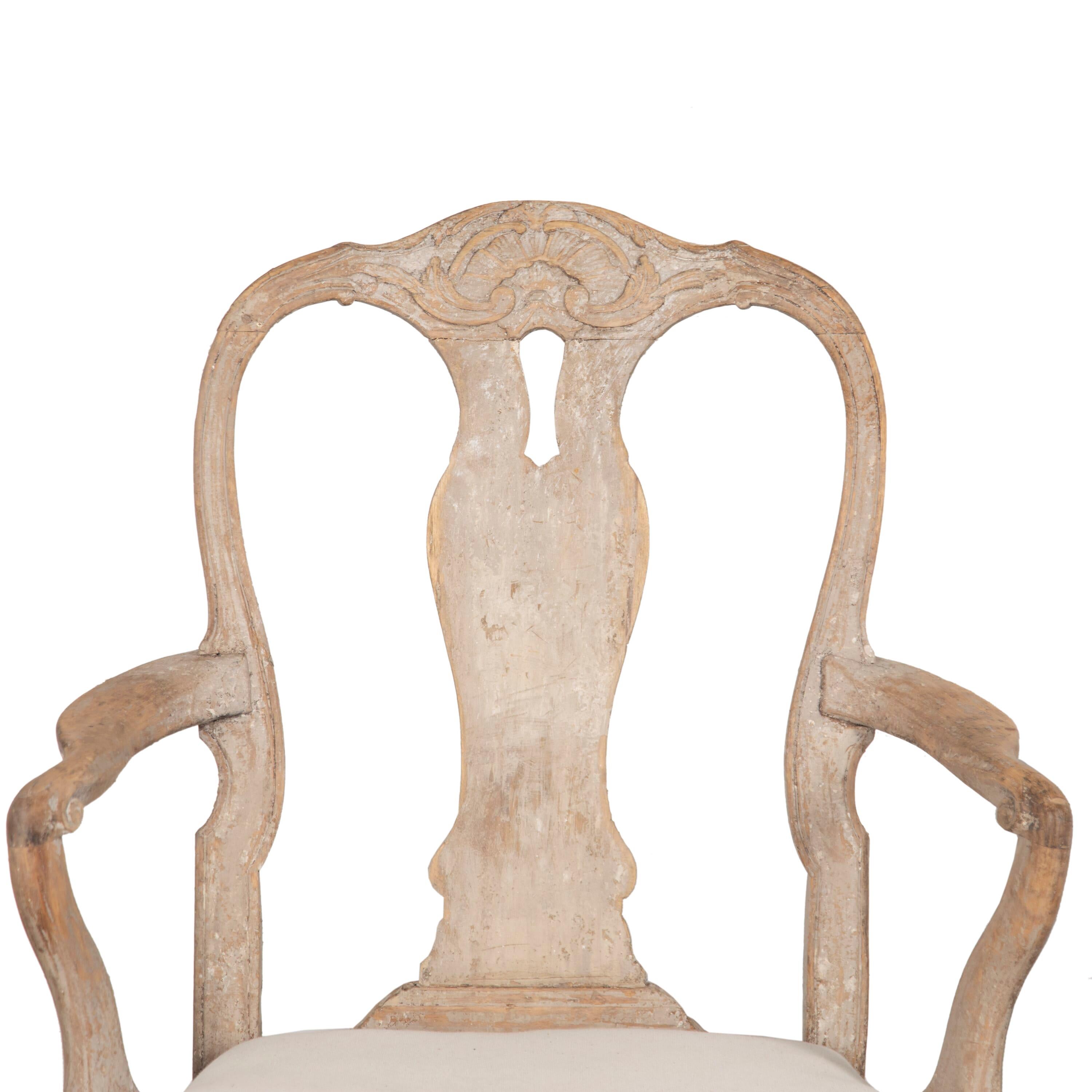 Paire de fauteuils suédois du 18e siècle en vente 2