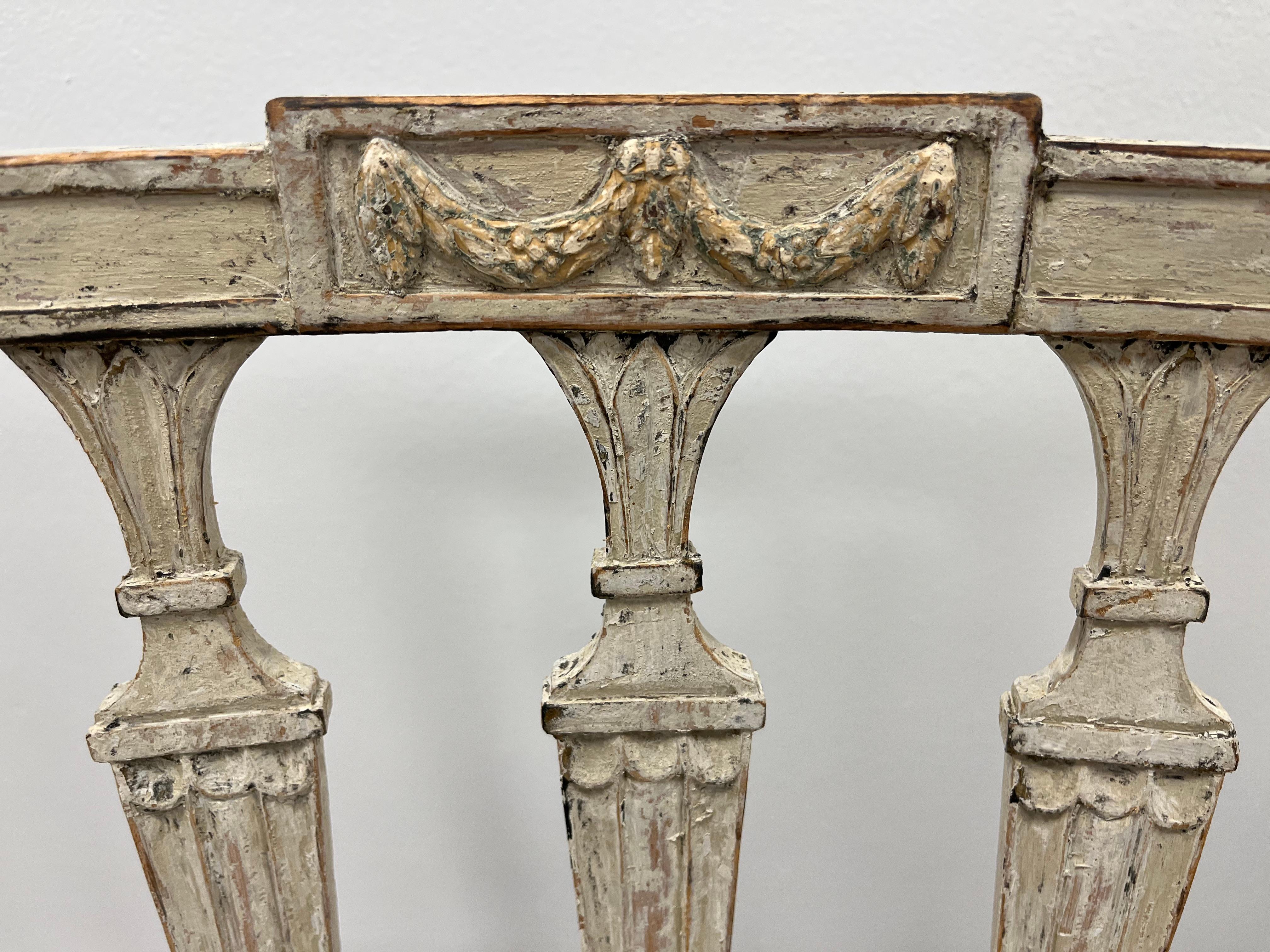 Pair of 18th Century Swedish Gustavian Chairs For Sale 1