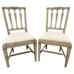 Pair of 18th Century Swedish Gustavian Chairs