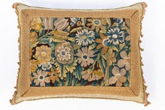 Pair of 18th Century Tapestry Fragment Pillows