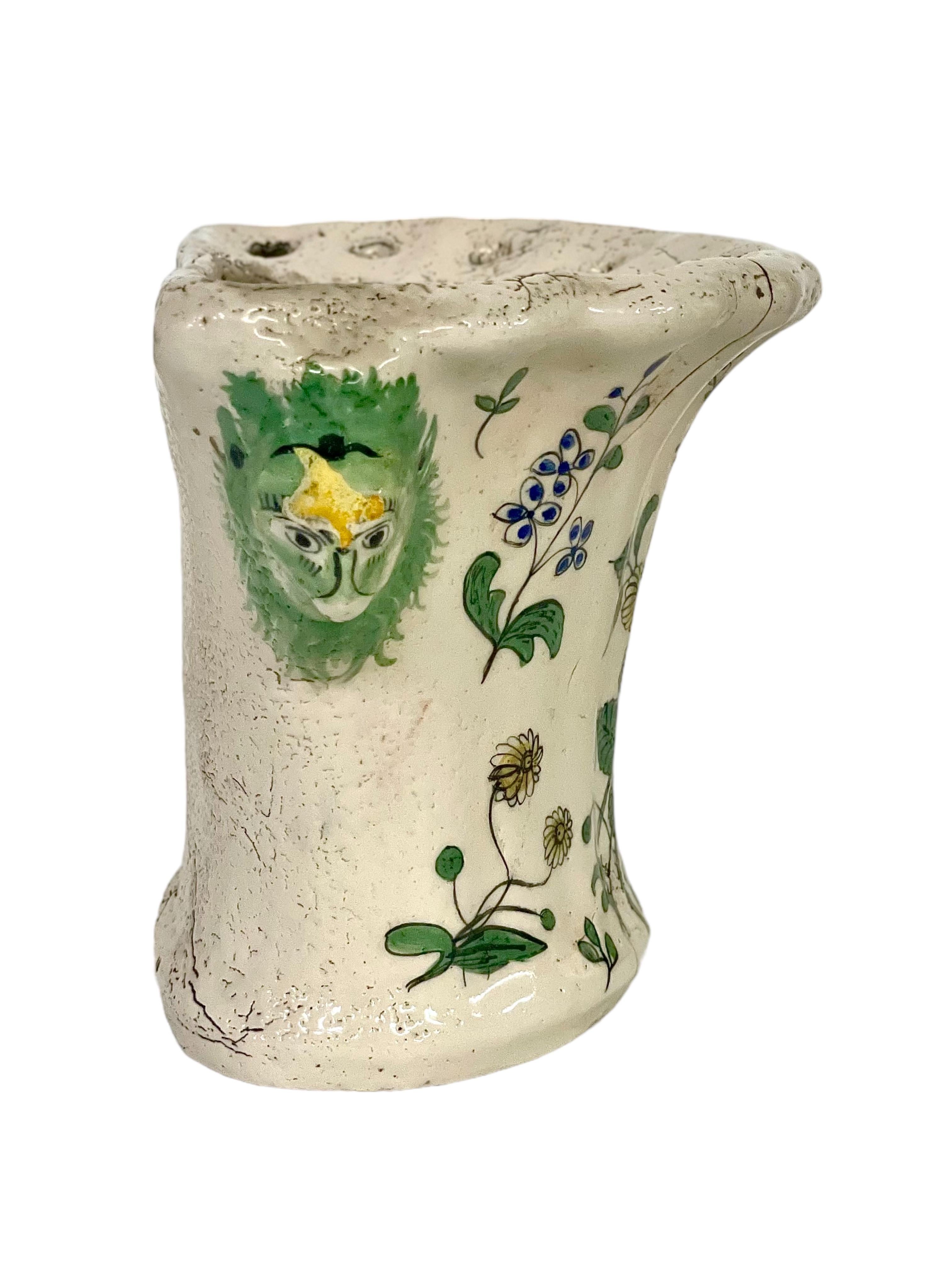 Paar Terrakotta-Vasen aus dem 18. Jahrhundert (Bouquetières) im Angebot 4
