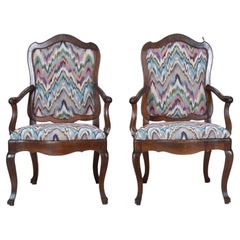 Pair of 18th Century Tuscan Armchairs