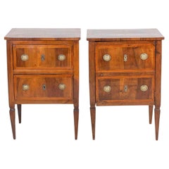 Pair of 18th Century Tuscan Louis XVI Bedside Tables