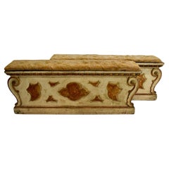 Pair of 18th Century Venetian Benches