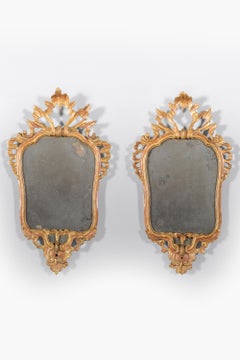 Pair of 18th Century Venetian Giltwood Girandoles