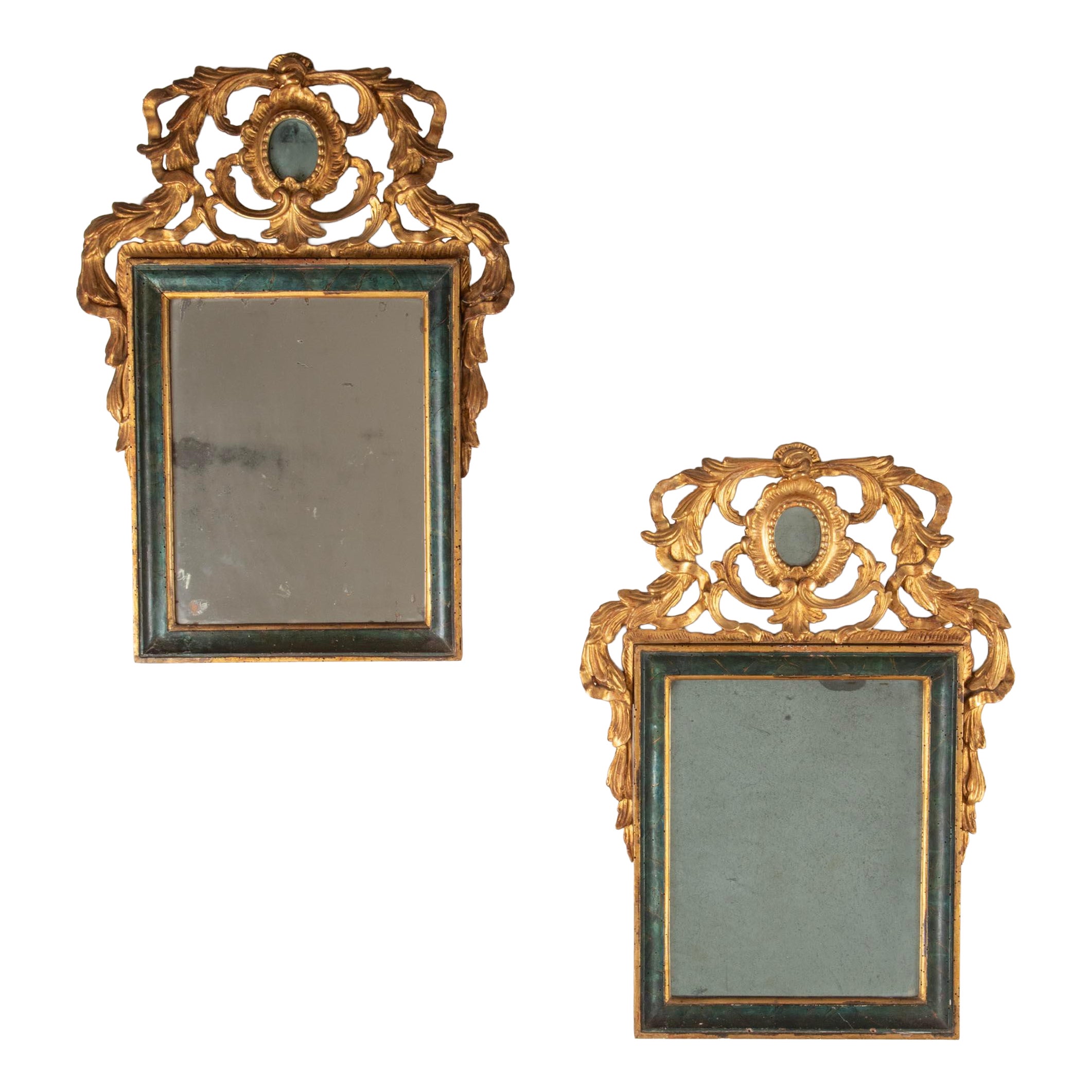 Pair of 18th Century Venetian Mirrors