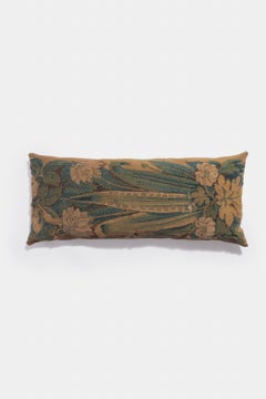Pair of 18th Century Verdure Tapestry Fragment Cushions