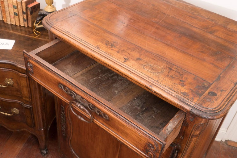 French Pair of 18th Century Walnut Buffets For Sale