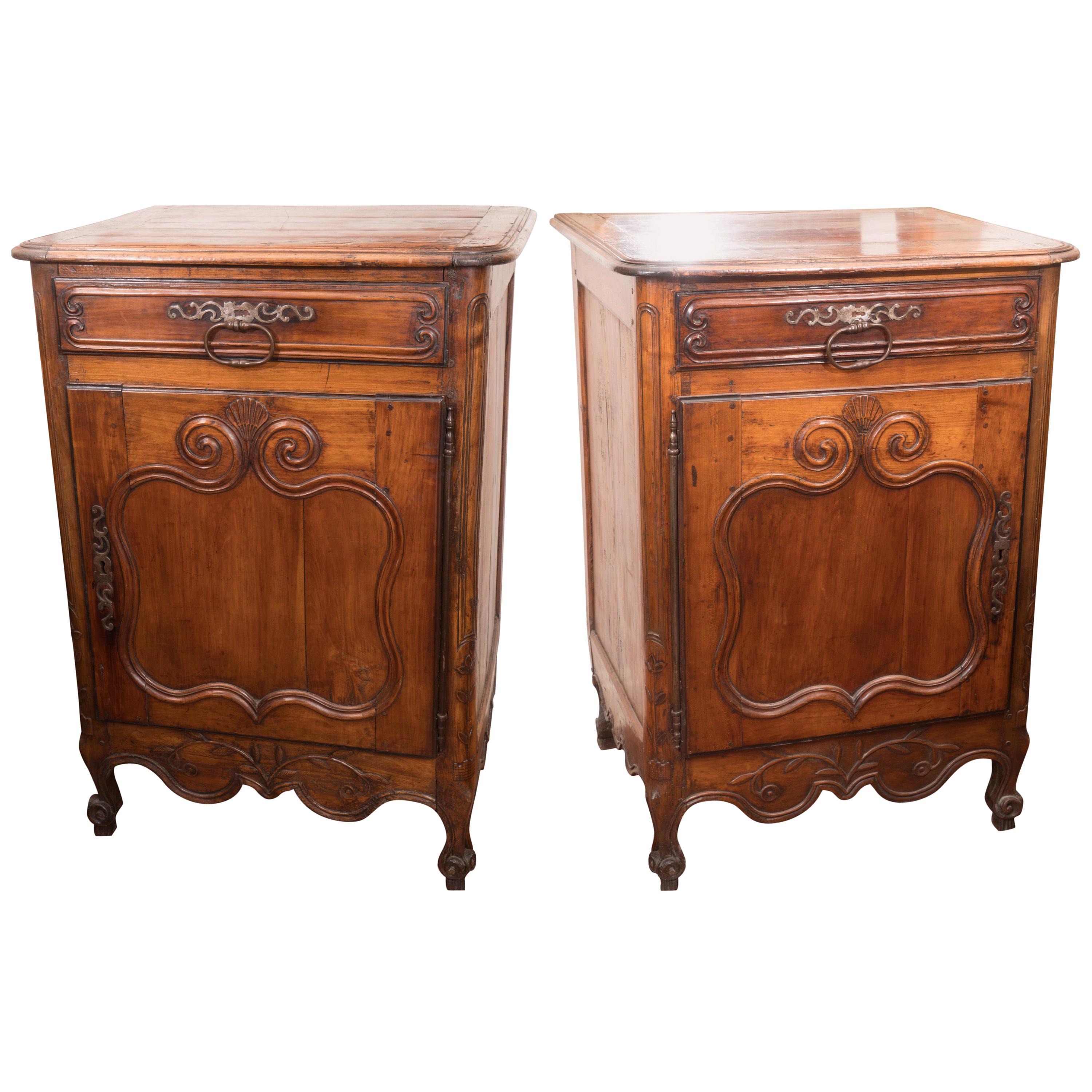 Pair of 18th Century Walnut Buffets