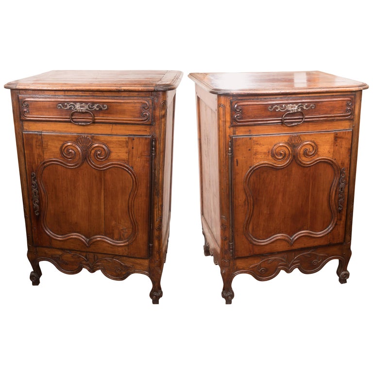 Pair of 18th Century Walnut Buffets For Sale