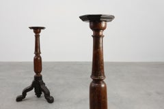 Pair of 18th‑Century French turned Church Pedestals
