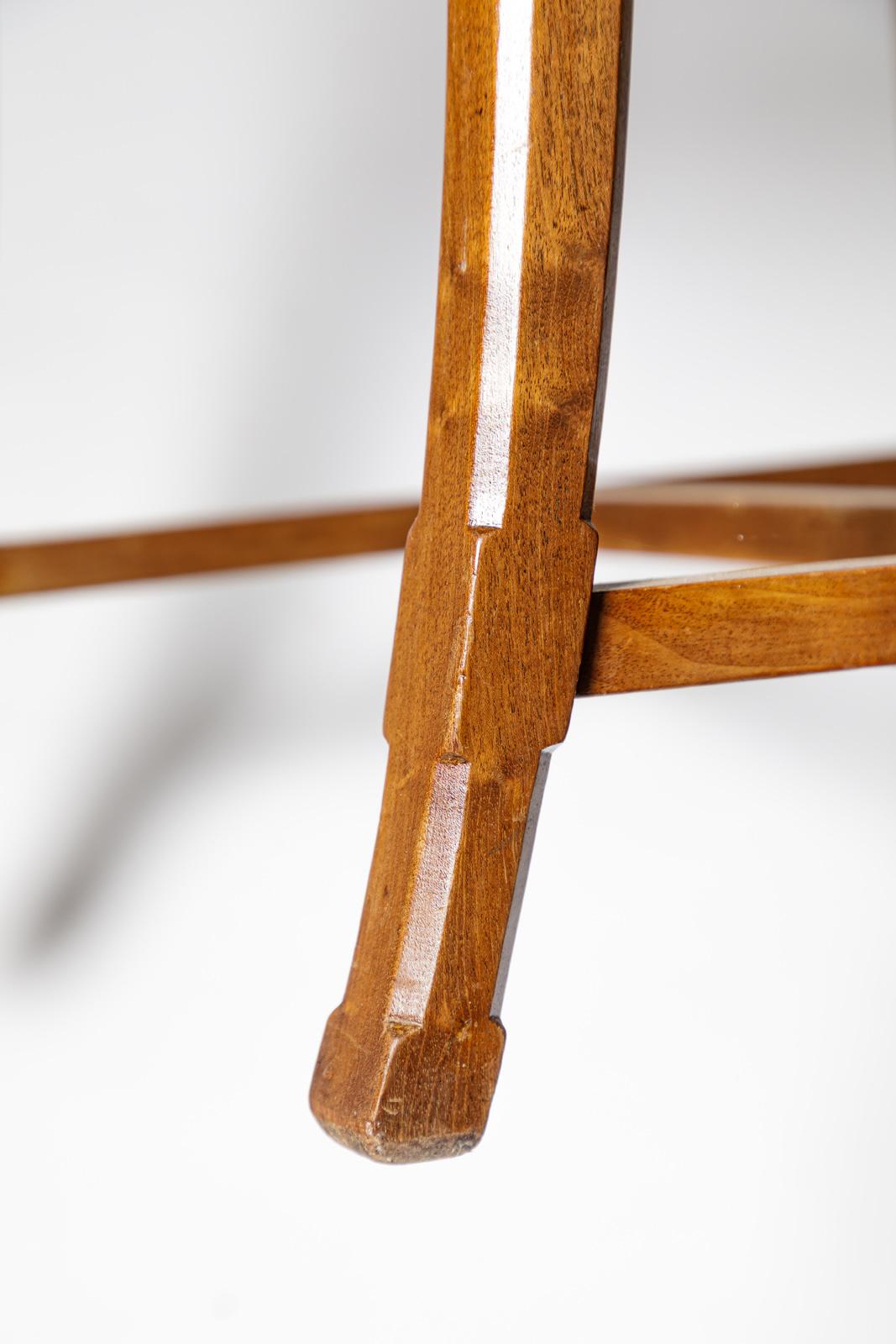 Paire de fauteuils de canapé Art Déco Jugendstil 1900 en bois et tissu d'origine en vente 4