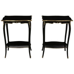 Pair of 1900s French Side Tables in Louis XV Style