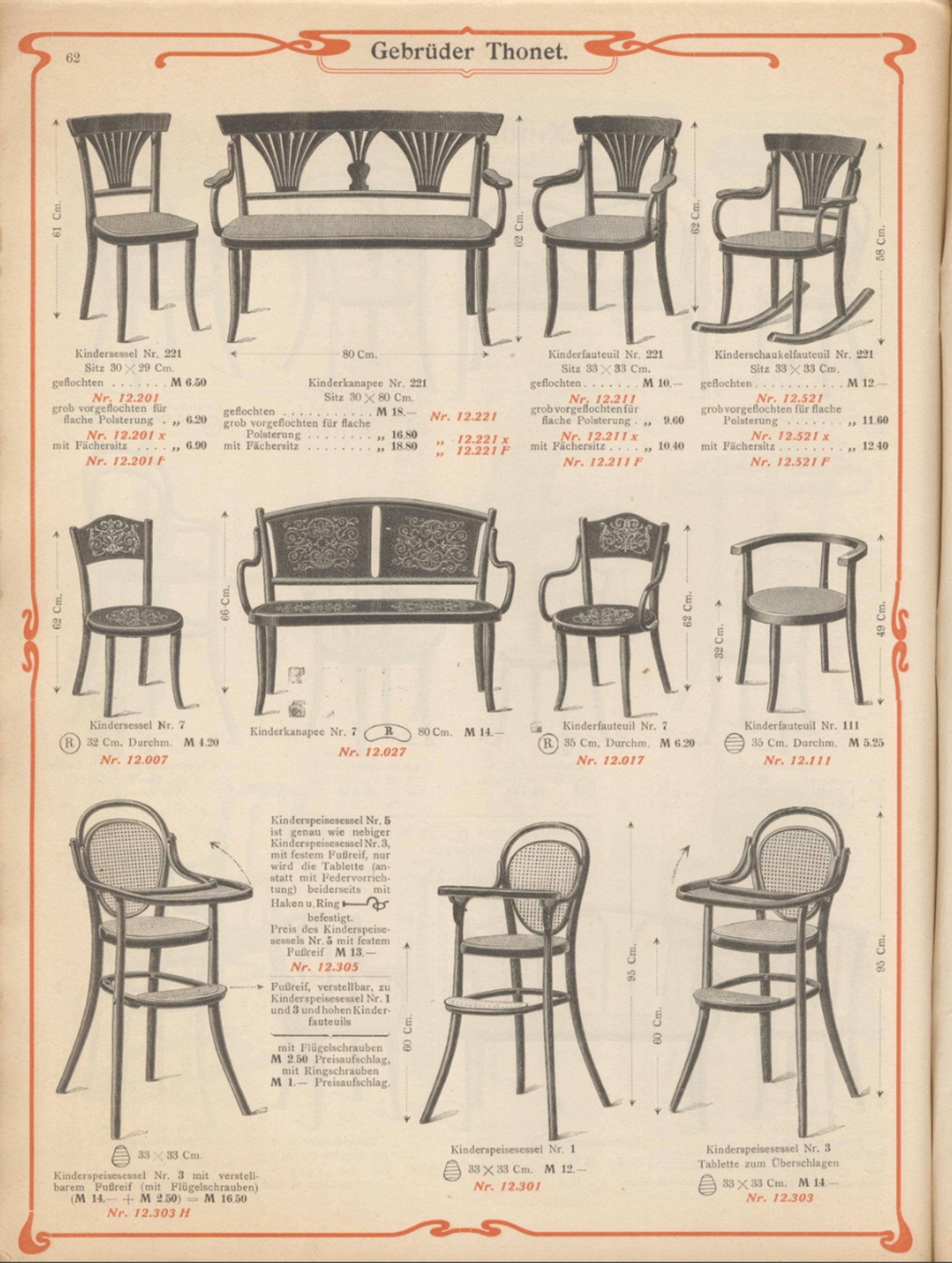 Paire de chaises de salle à manger des années 1910 modèle n° 221 par Gebrüder Thonet en vente 6