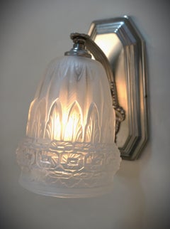 Pair of 1920's Art Deco Wall Sconces by Charles Schneider