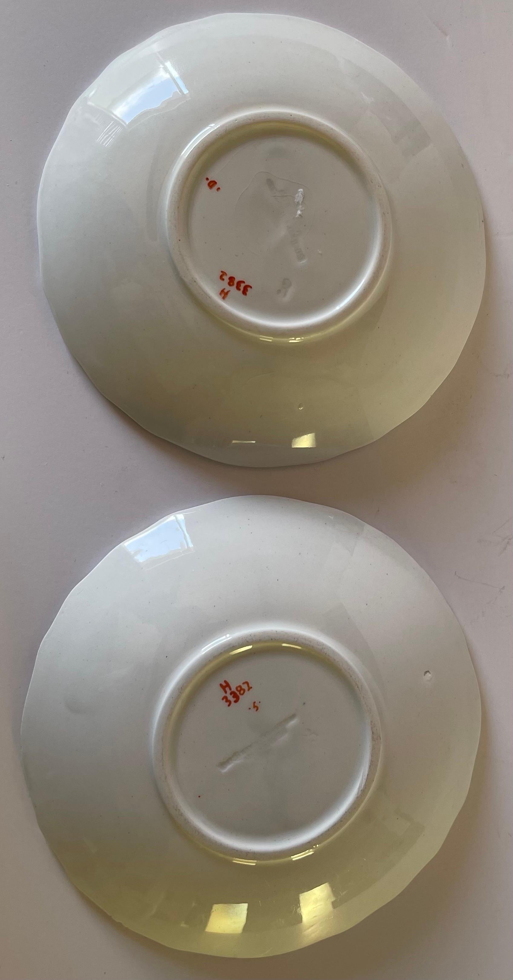 Early 20th Century Pair of 1920s English Chinese Vase Chinoiserie Saucers For Sale
