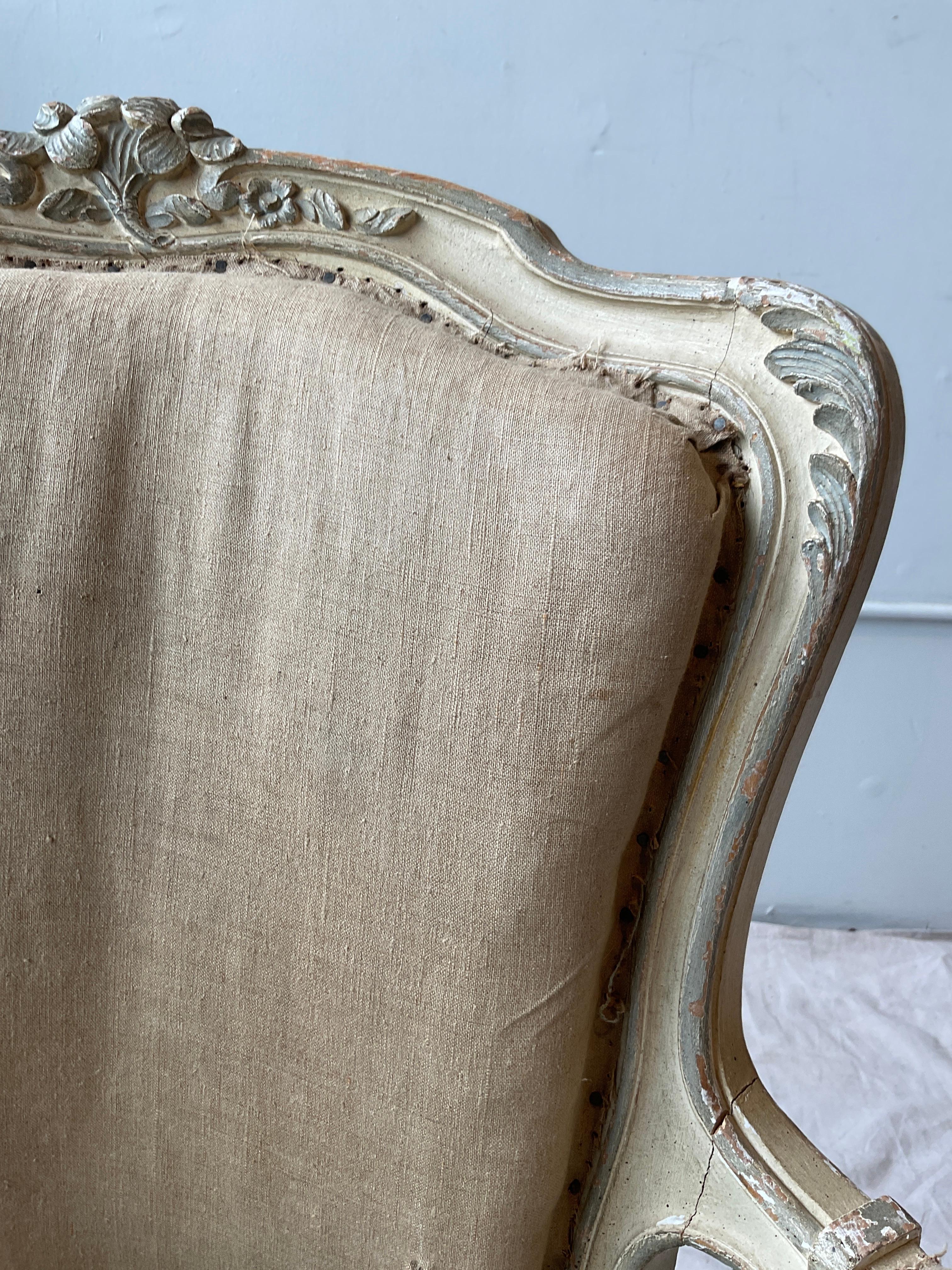 Pair of 1920s French Bergere  Chairs For Sale 5