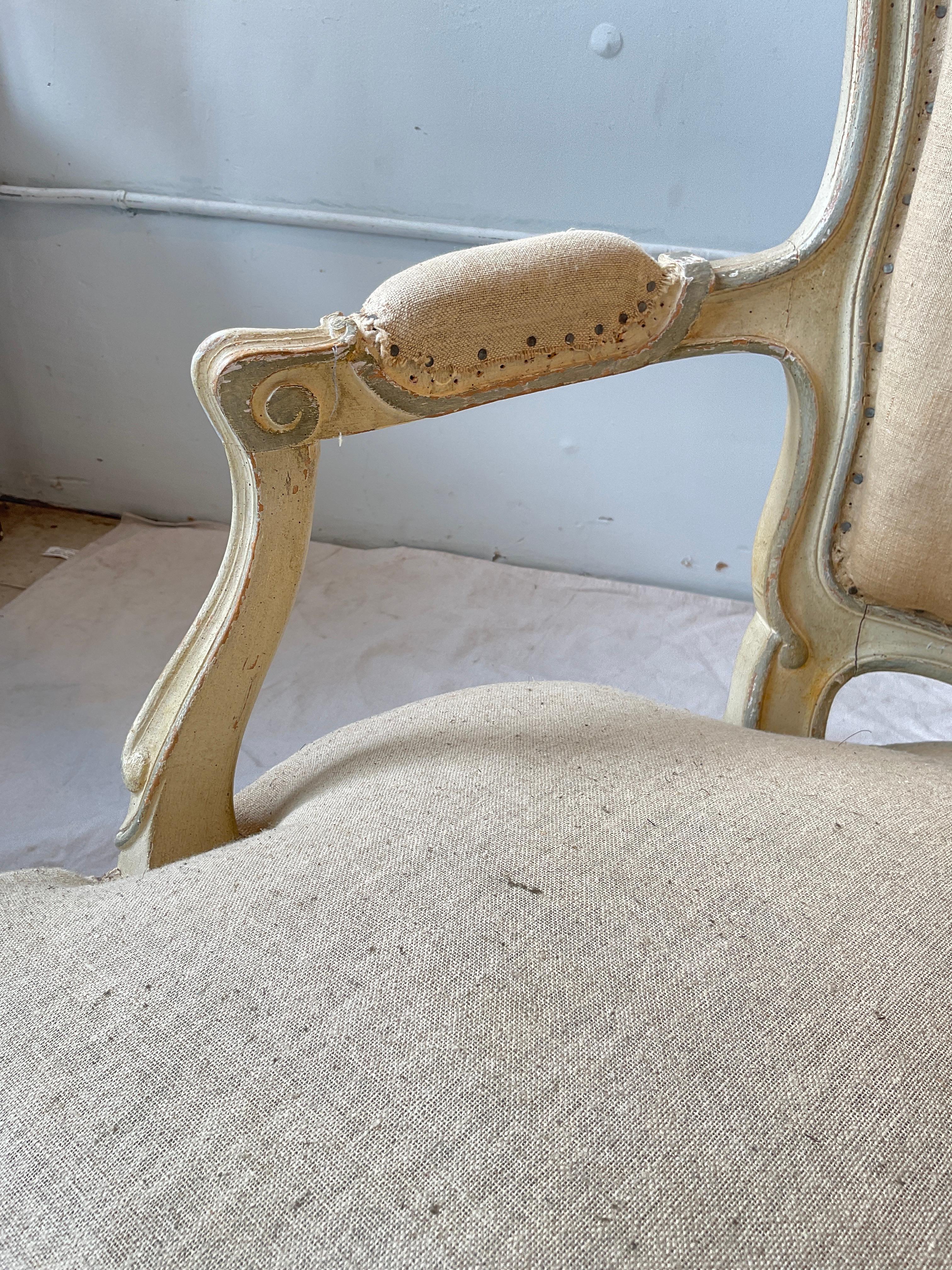 Pair of 1920s French Bergere  Chairs For Sale 6