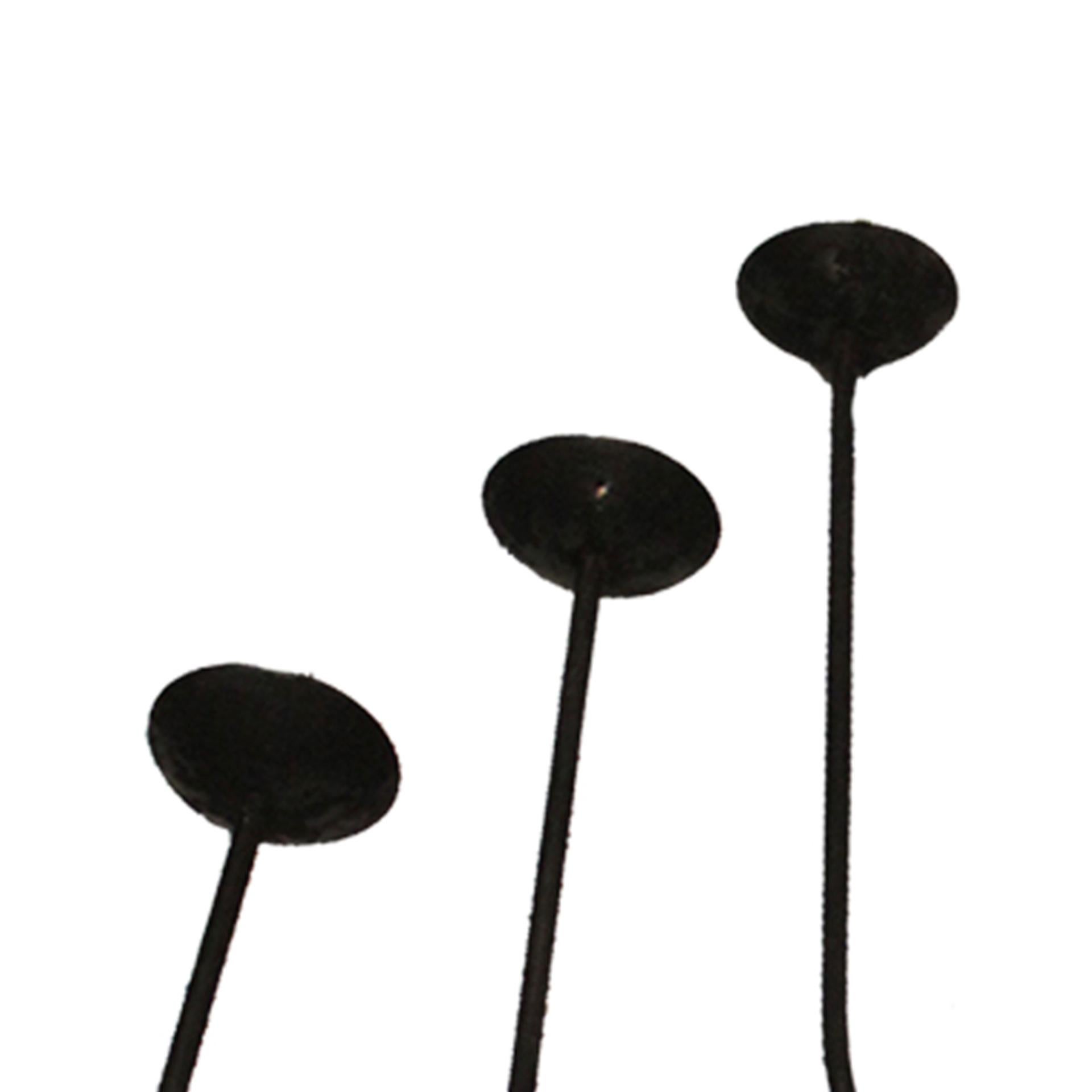 Début du 20ème siècle Paire d'appliques murales françaises des années 1920 - Fer noir artisanal avec 7 bras en vente