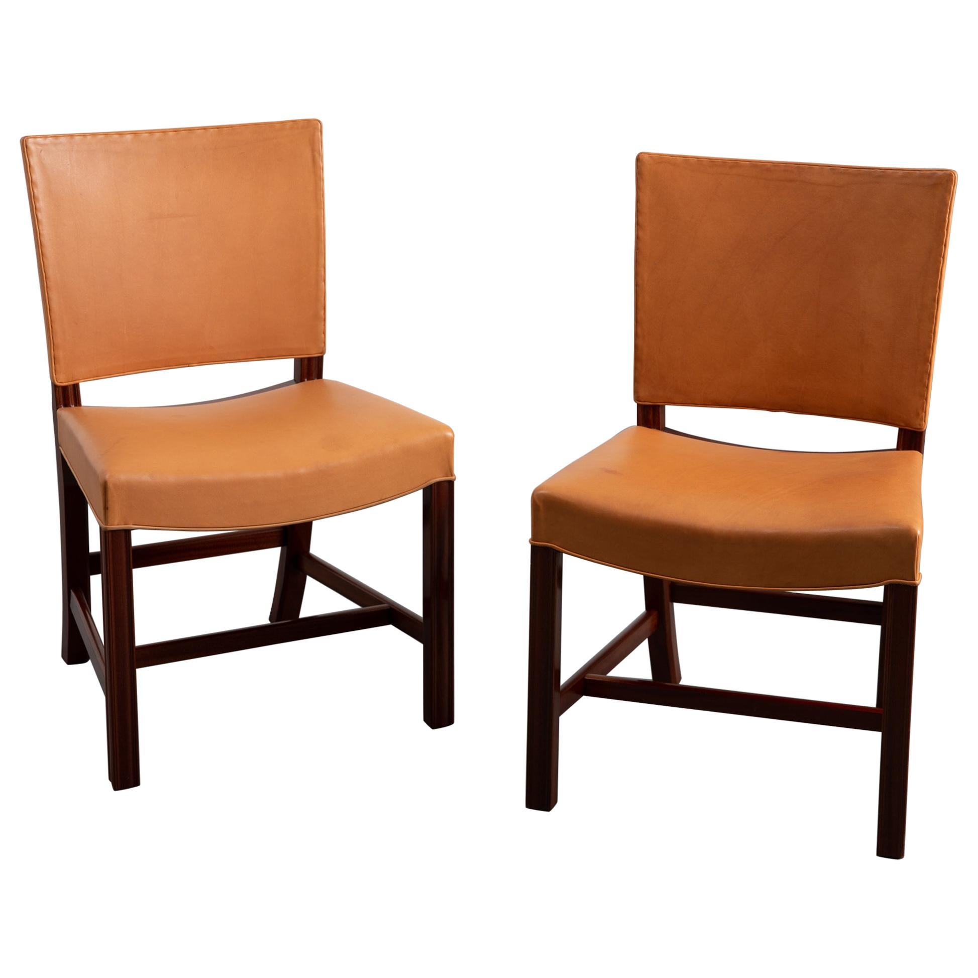 Pair of 1920s Kaare Klint Sidechairs
