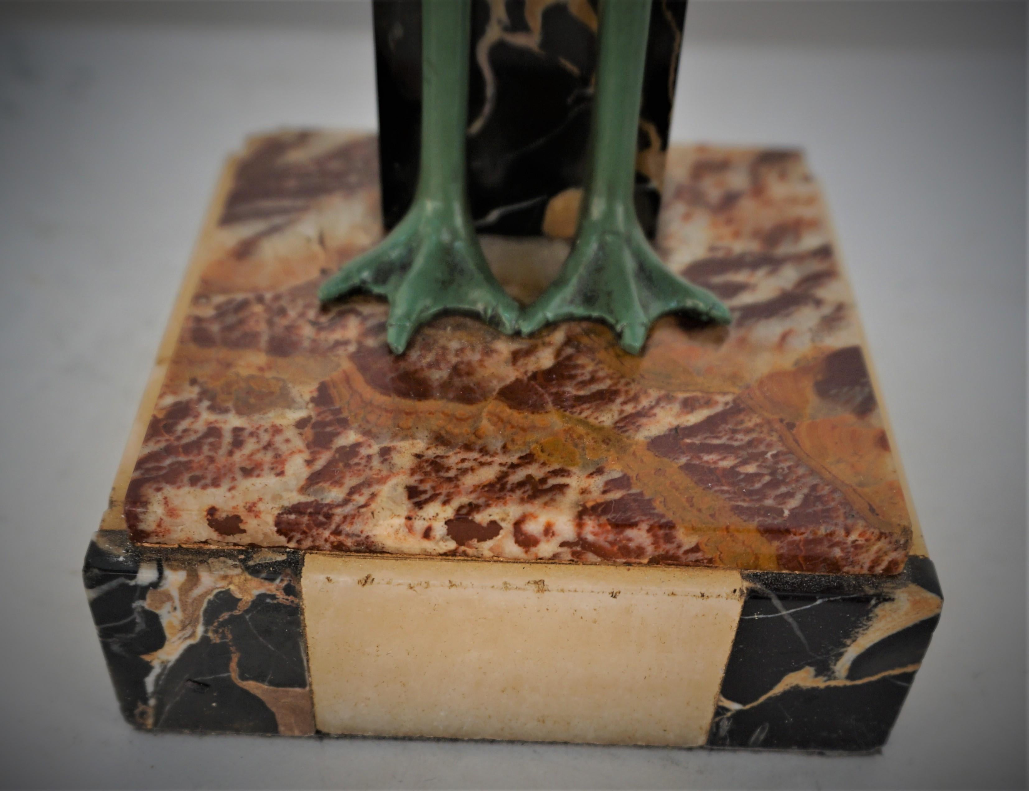 Pair of 1920's Marabou Bookends in Style of Louis Albert Carvin In Good Condition In Fairfax, VA