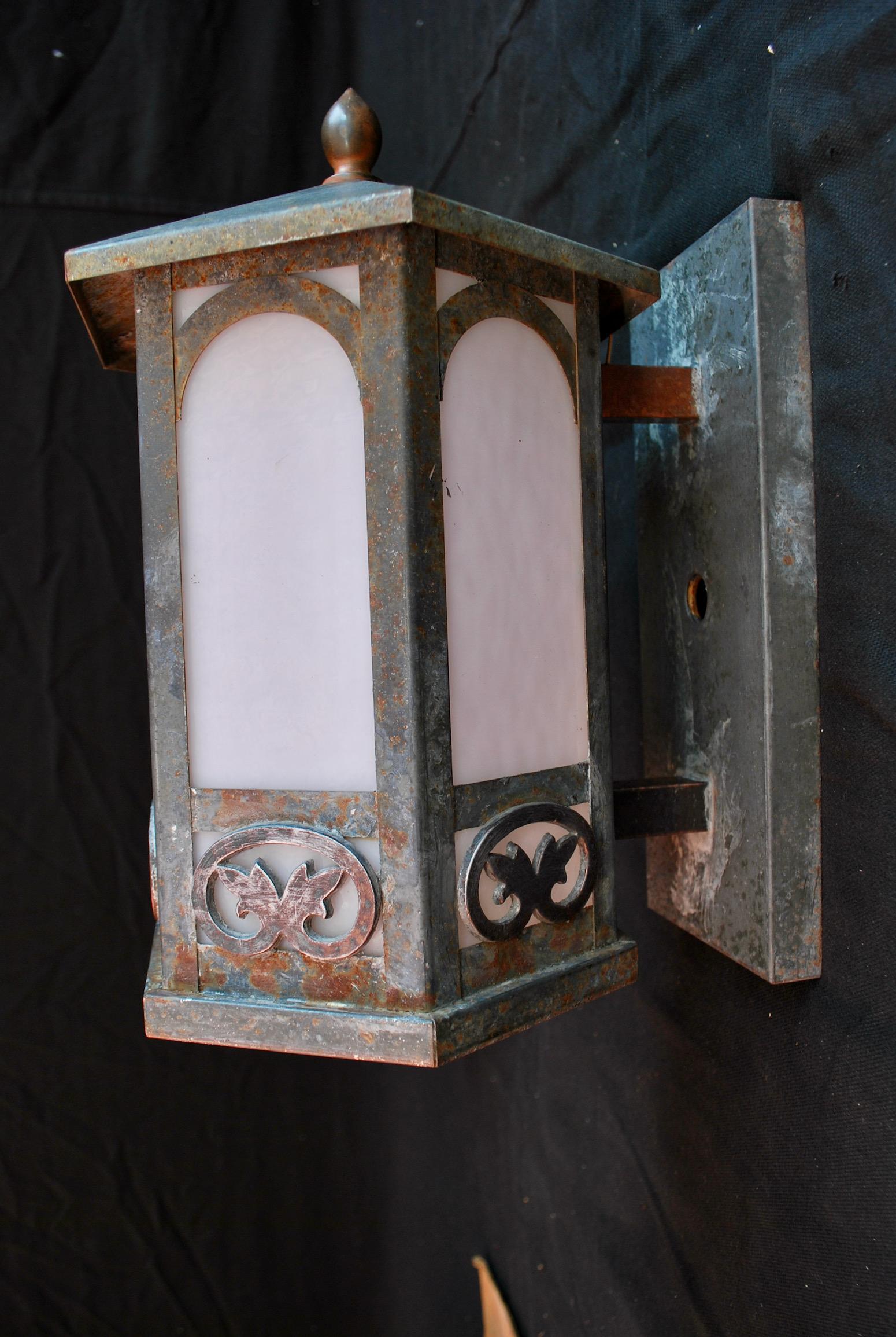 Pair of 1920's Outdoor Sconces 1
