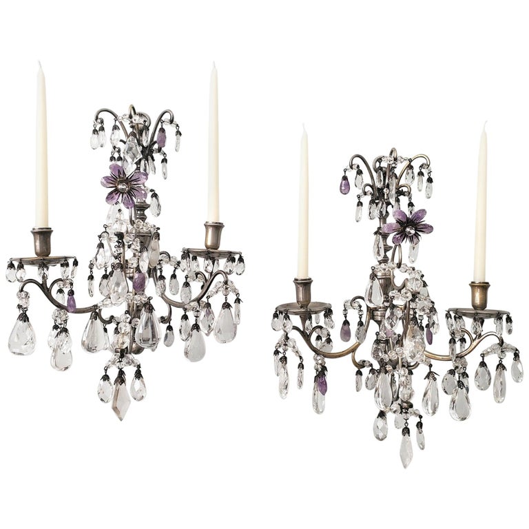 Sconces attributed to Armand-Albert Rateau, ca. 1925