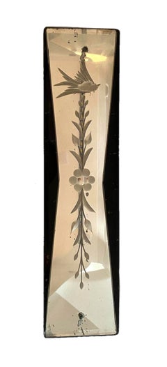 1930s Acid-Etched Push Plate