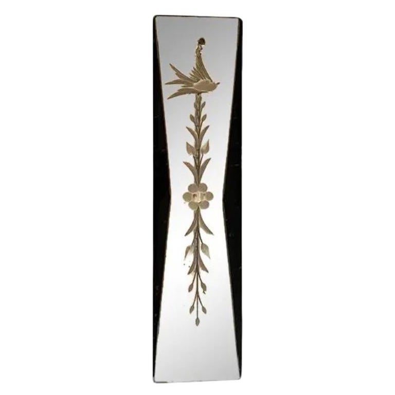 1930s Acid-Etched Push Plate For Sale