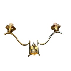 Pair of 1930s Arbus Style Sconce in Gold