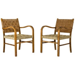 Pair of 1930s armchairs by Axel Larsson