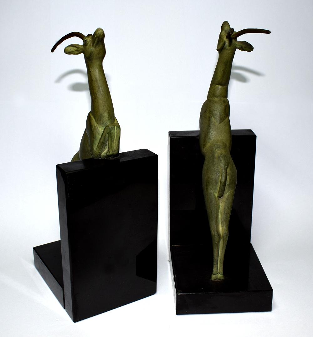 Pair of 1930s Art Deco Bookends In Good Condition In Devon, England
