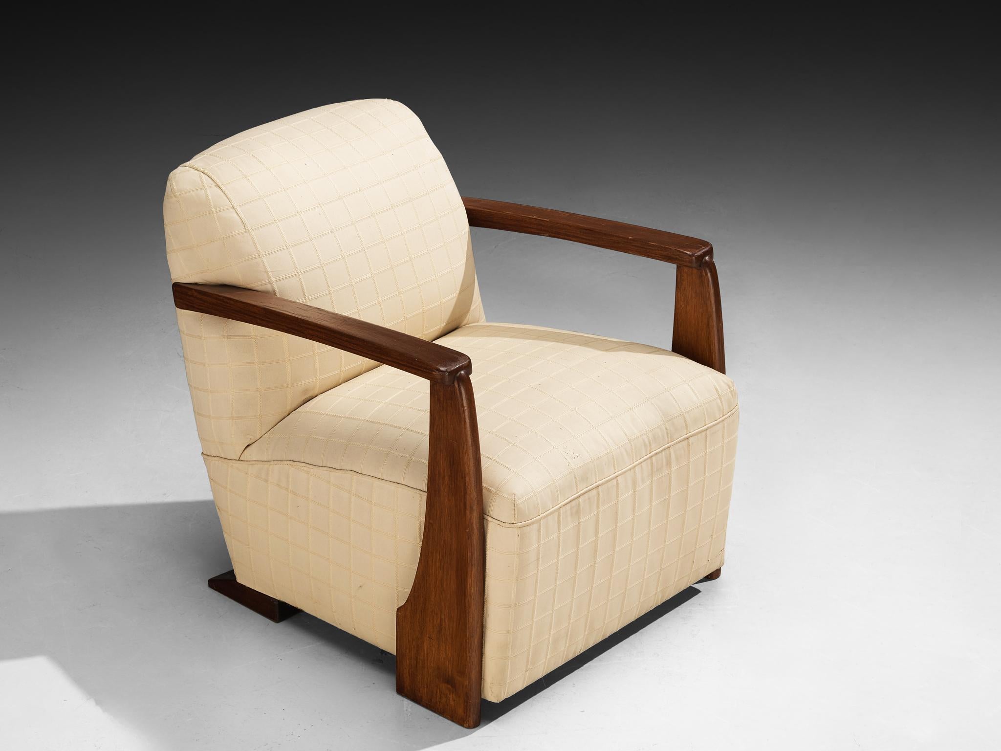 Paire de chaises longues Art Déco en acajou des années 1930 en vente 3