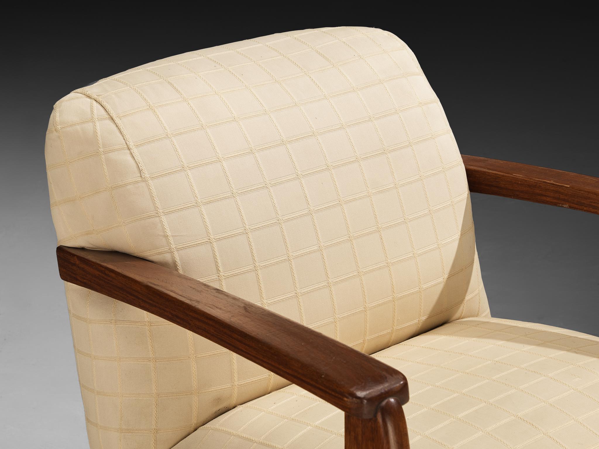 Paire de chaises longues Art Déco en acajou des années 1930 en vente 4