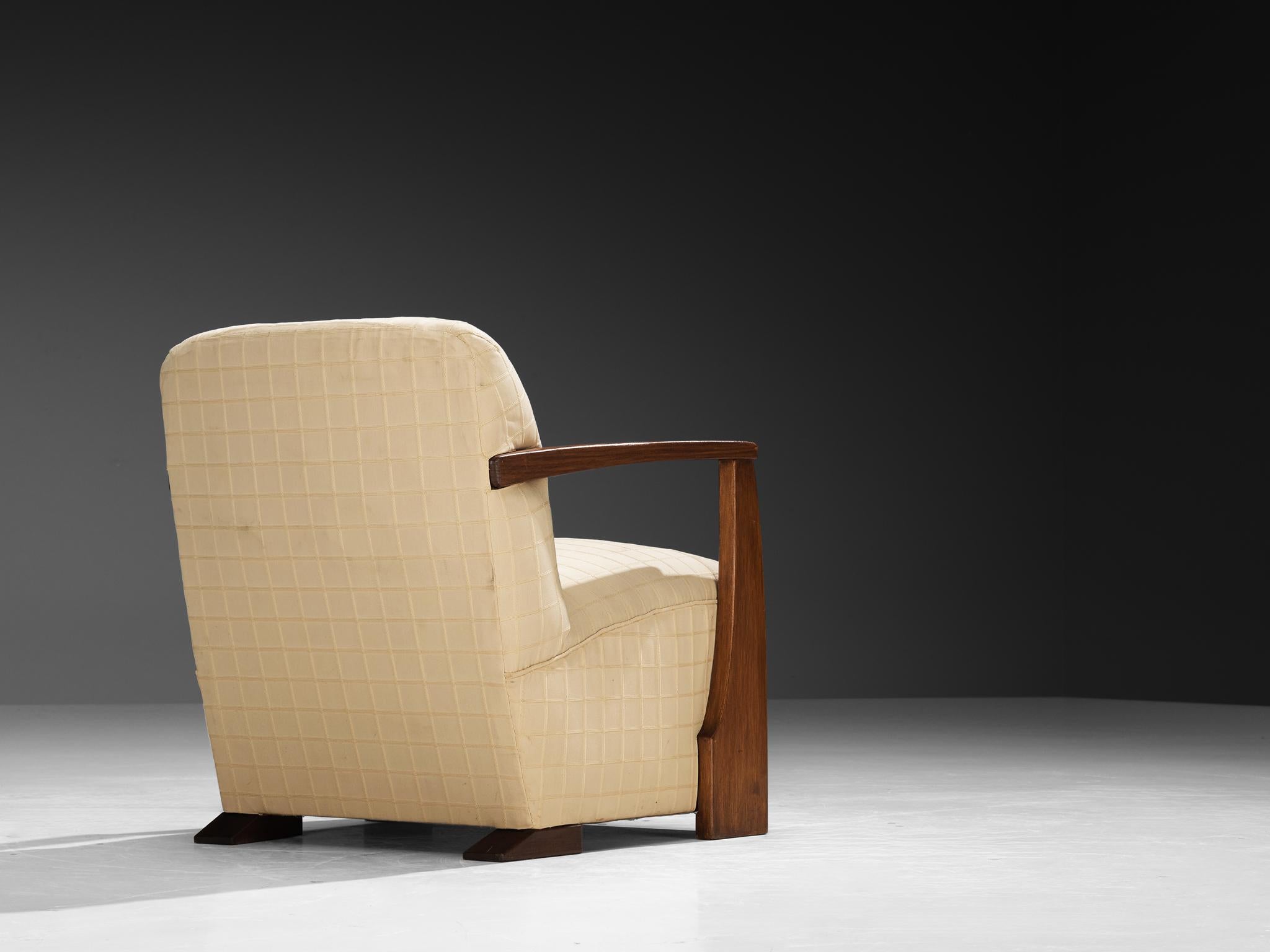 Paire de chaises longues Art Déco en acajou des années 1930 en vente 2