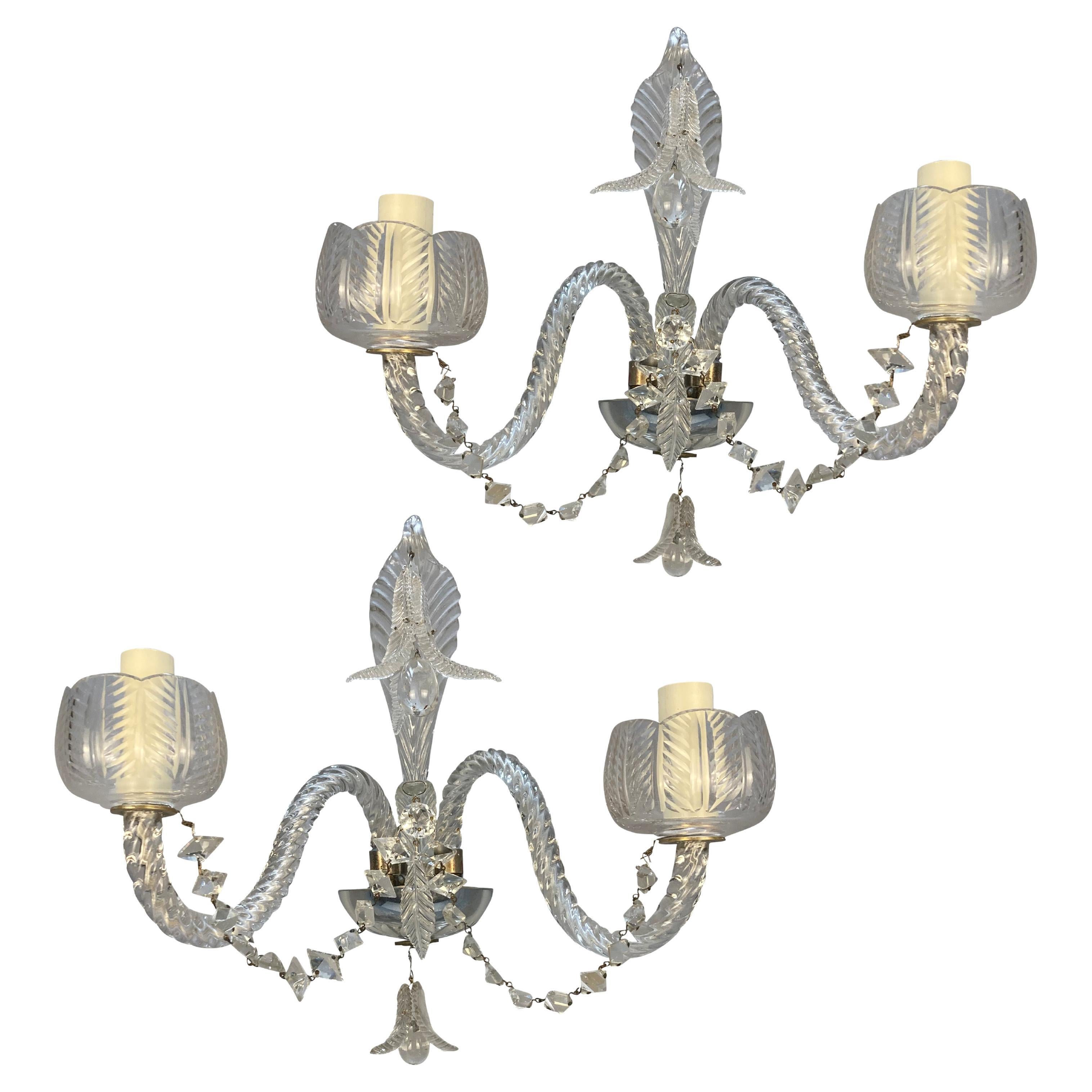 Baccarat Lampade da parete e applique