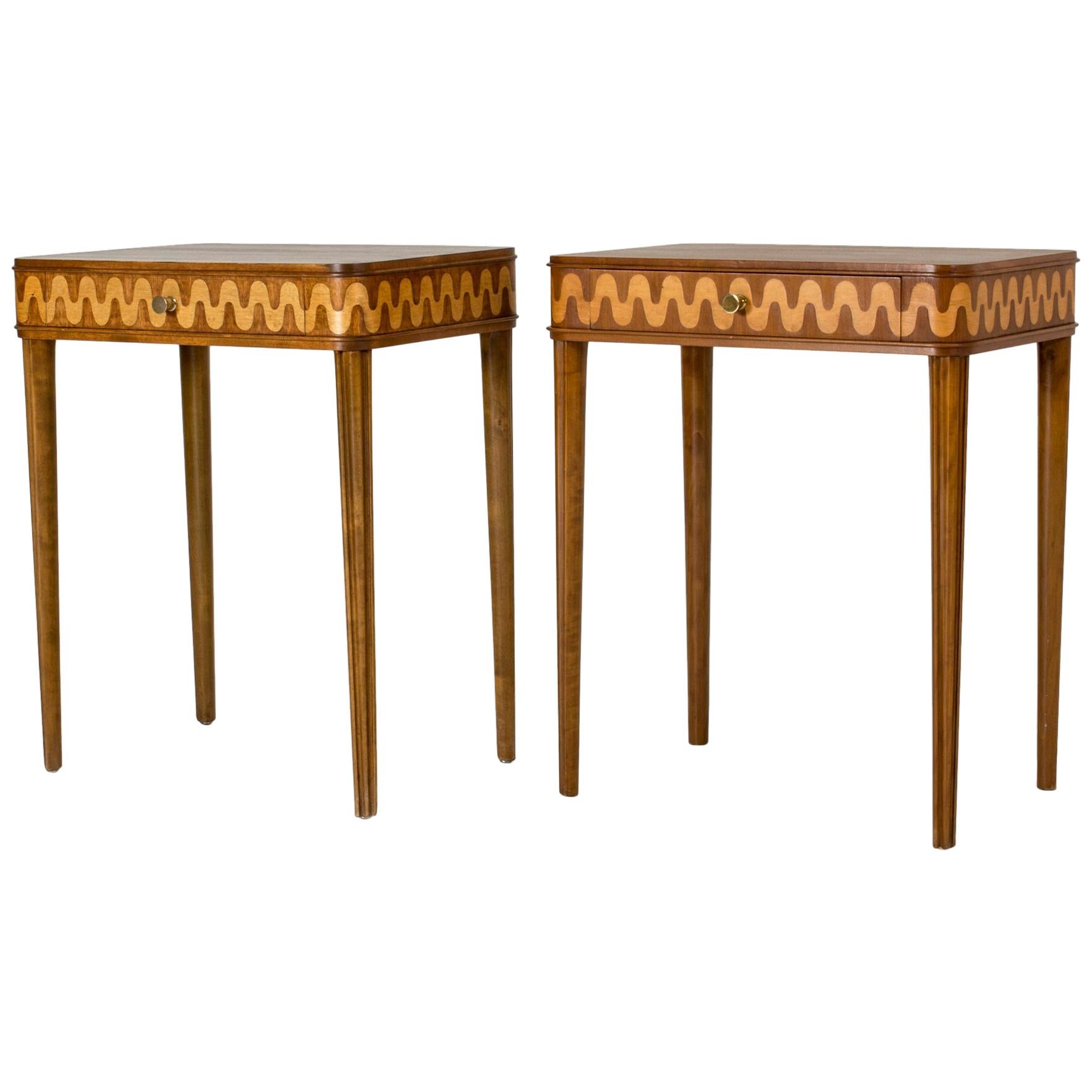 Pair of 1930s Bedside Tables from NK