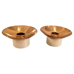 Pair of 1930's Chase Candle Holders